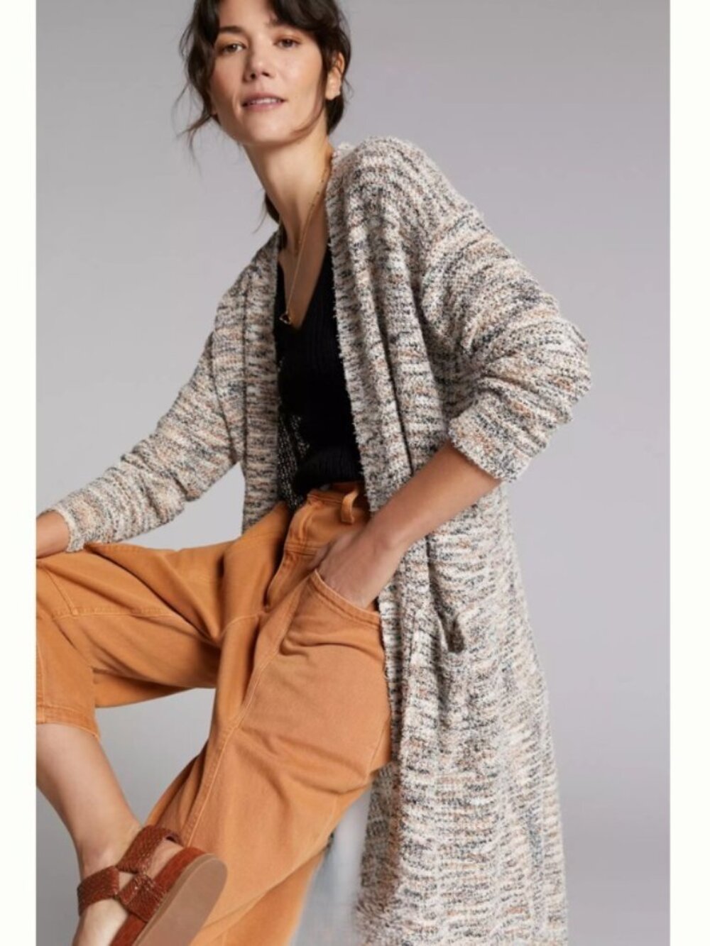 Anthropologie Pilcro Space Dyed Duster Cardigan Small